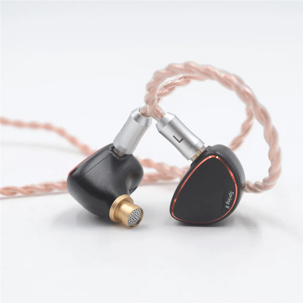 BQEYZ Весна 2 Hi Fi в наушники вкладыши Наушники тройной Гибридный BA Динамический