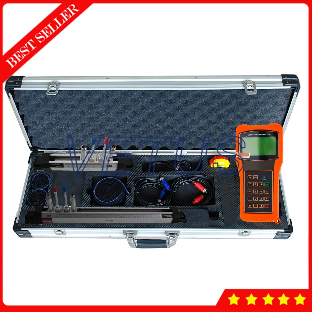 

Ultrasonic Flow Meter Flowmeter DN25~300mm with High Temperature HS-HT and HM-HT 2 Size Mounting Bracket Transducer -30~160C