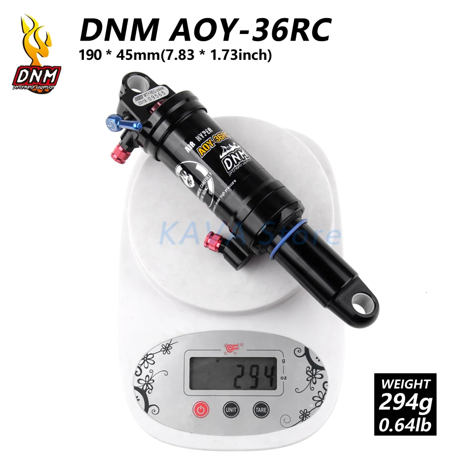 DNM AOY-36RC горный велосипед mtb воздушный Задний амортизатор с блокировкой 165 190 200 мм