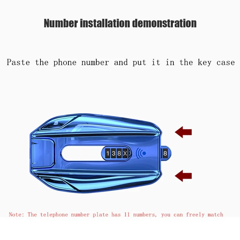 Чехол для автомобильного ключа чехол BMW 5 7 серии светодиодный дисплей ключей G11 G12