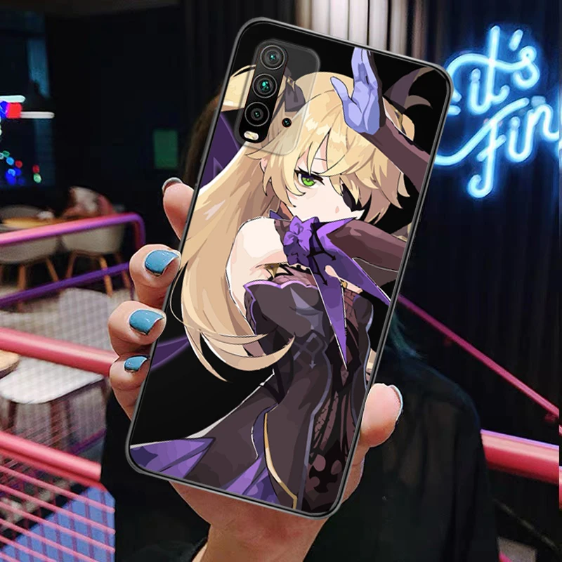 

Genshin Impact Painting Phone Case Redmi 9 9 Pro 9T 9A 9C Redmi Note 9 9S Pro Max Smartphone Coque Cover Carcasa Silicone