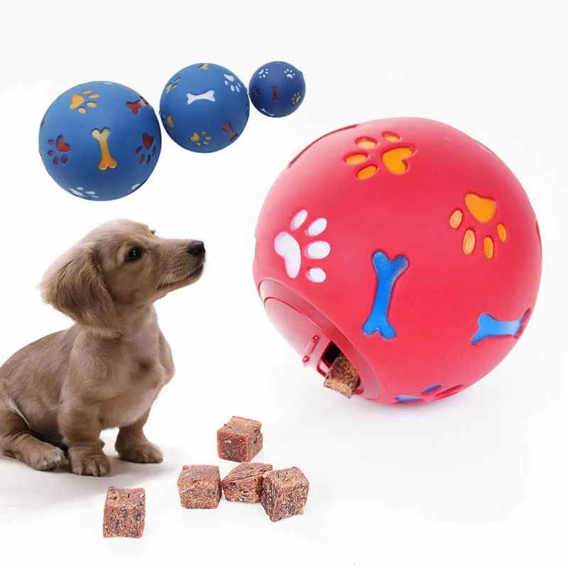 Интерактивные игрушки для питомцев собак диспенсеры резины утечка мяча домашних