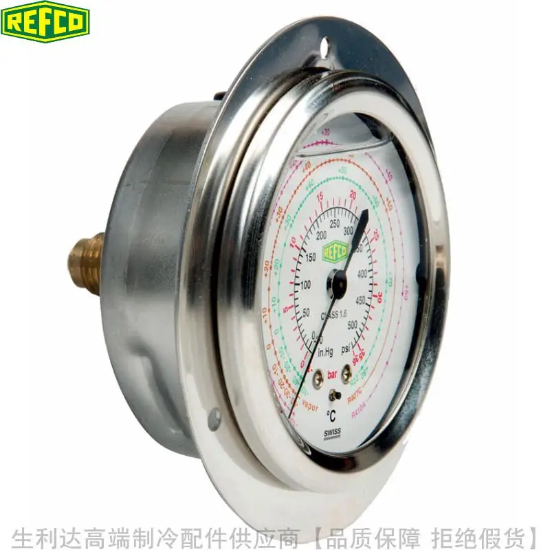 Фирменный REFCO манометр для хладагента++ MR-205-DS-R407C+++ MR-305-DS-R407C