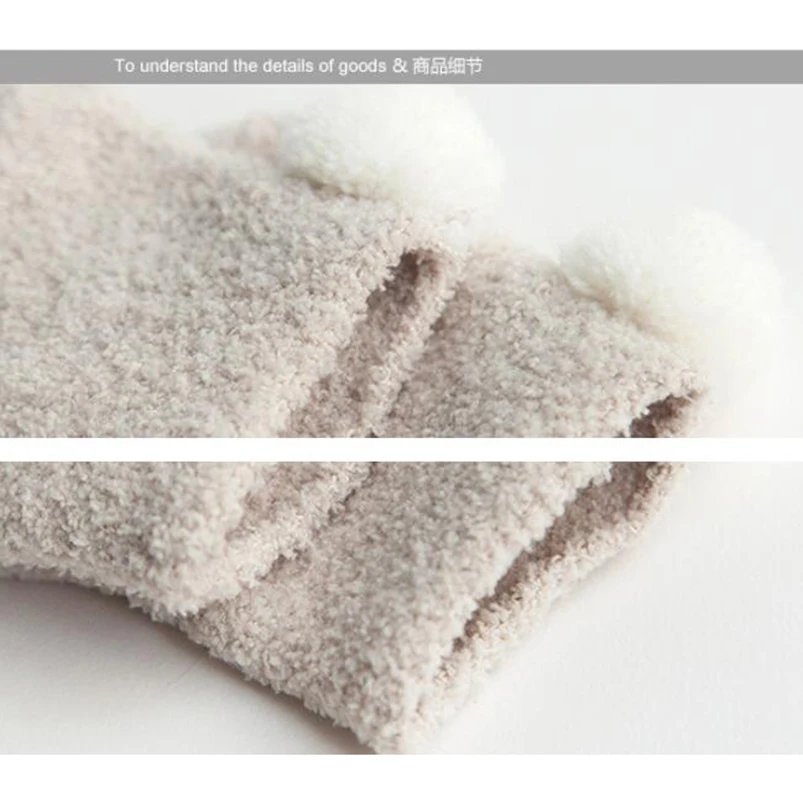 

Cute pompom back design newborn baby boys socks red/green/white terry ankle socks for girls tubes socks children leg warmers