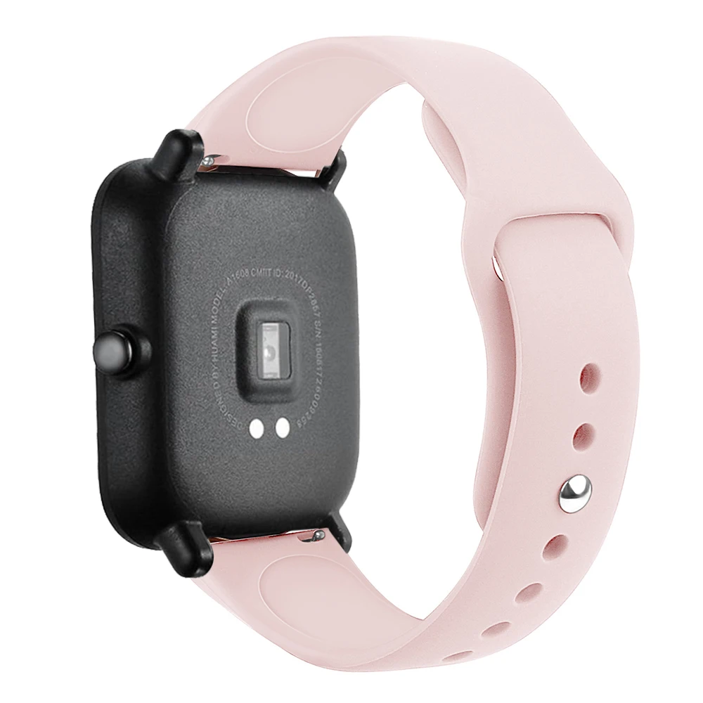20 мм силиконовые браслеты для Xiaomi Huami Amazfit GTS Bip BIT PACE Lite Youth smart watch band для Garmin vivoactive 3 ремешок для часов