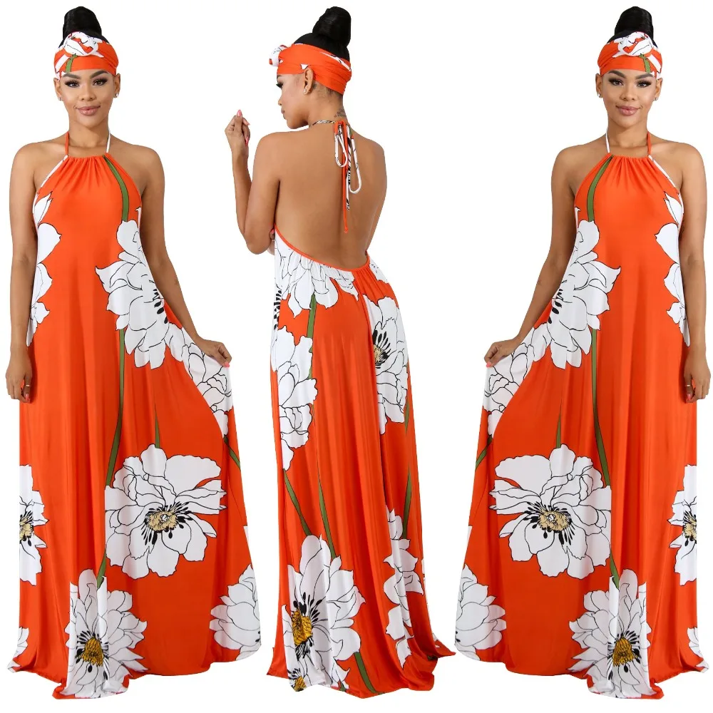 

beach boho long dress summer halter print dresses ladies off shoulder sexy long maxi dress ladies boho elegant dress floor