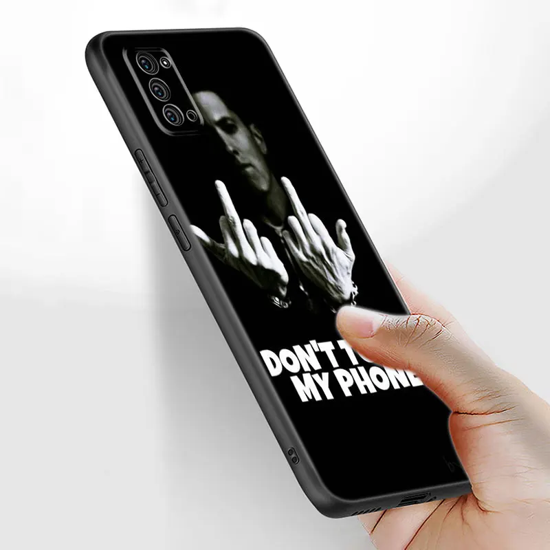 Чехол Rapper Eminem для телефона Samsung Galaxy S22 Pro S21 S20 Ultra FE S10 Lite S9 S8 Plus S10E 5G мягкий черный