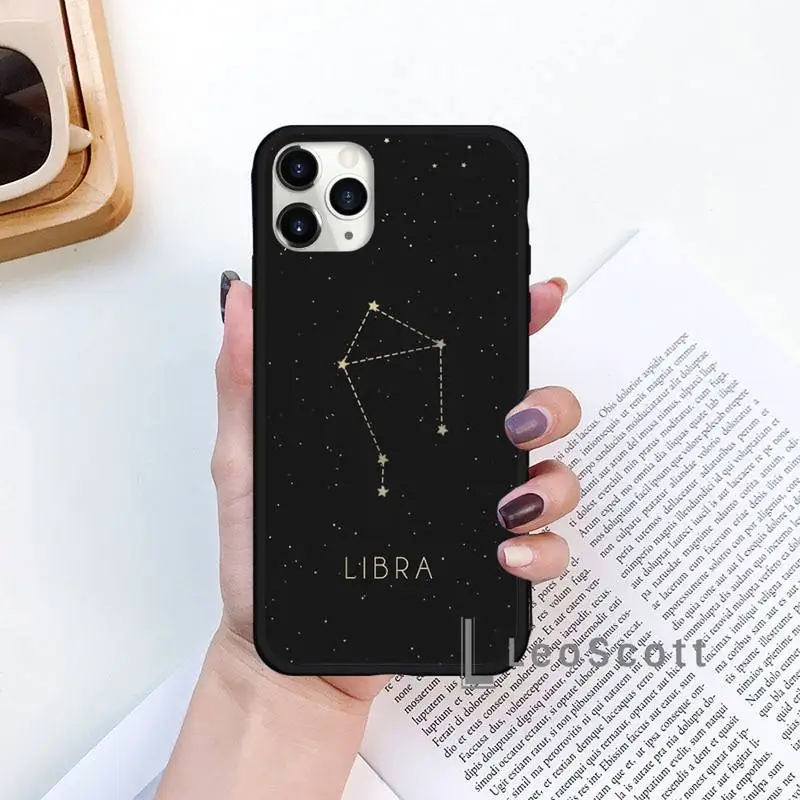 

12 constellations zodiac signs Phone Case for iPhone 11 12 mini pro XS MAX 8 7 6 6S Plus X 5S SE 2020 XR