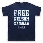 Свободная Мужская и женская футболка с изображением президента Южной Африки Нельсона Манделы, свободные размеры, 46664