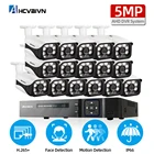 CCTV камера система безопасности 16CH DVR NVR система видеонаблюдения 5MP AHD наружная Всепогодная CCTV камера система ночного видения