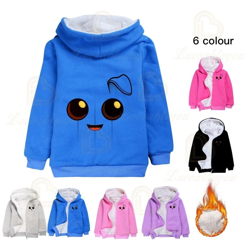 

Fortnite Kids Cardigan Zipper Thick Coat Fortnite Cartoon Print Boys and Girls Winter Coat Hoodie Jacket Girls Coats Winter