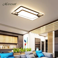 square modern new led ceiling lihgts for living room bed room kitchen lights lampada coffee led ceiling lamp light fixtures