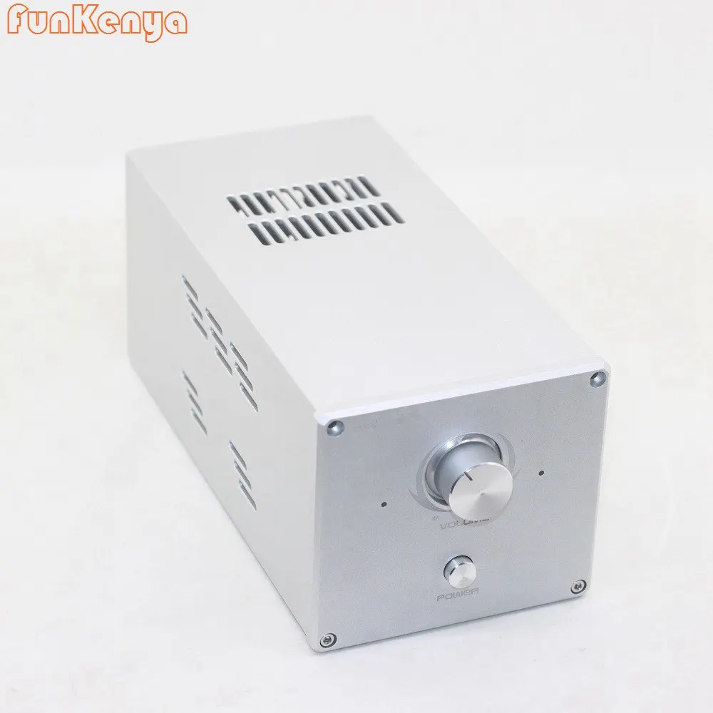 Blue Red Aluminum PSU DIY DAC Decoder Enclosure Mini Size Power Amplifier Chassis Headphone Amp Preamplifier Shell W101 H92 D200