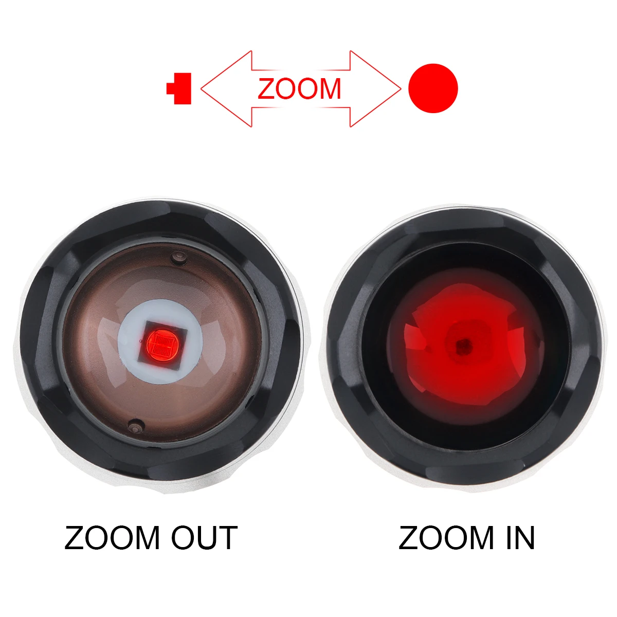 ИК охотничий фонарь SecurityIng 850 нм масштабируемый инфракрасный тактический 940