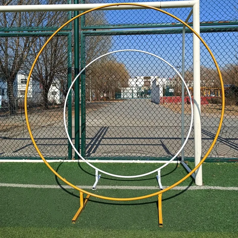 

Wedding Arch Decoration White Gold Marriage Backdrop Stand Arch Frame Balloon Flower Round Frame Festival Party Stage Decoration