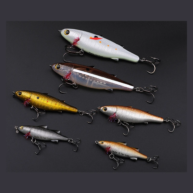 Сумасшедшие приманки MIG LURE Minnow рыболовные приманки-Воблеры с трехмерными глазами