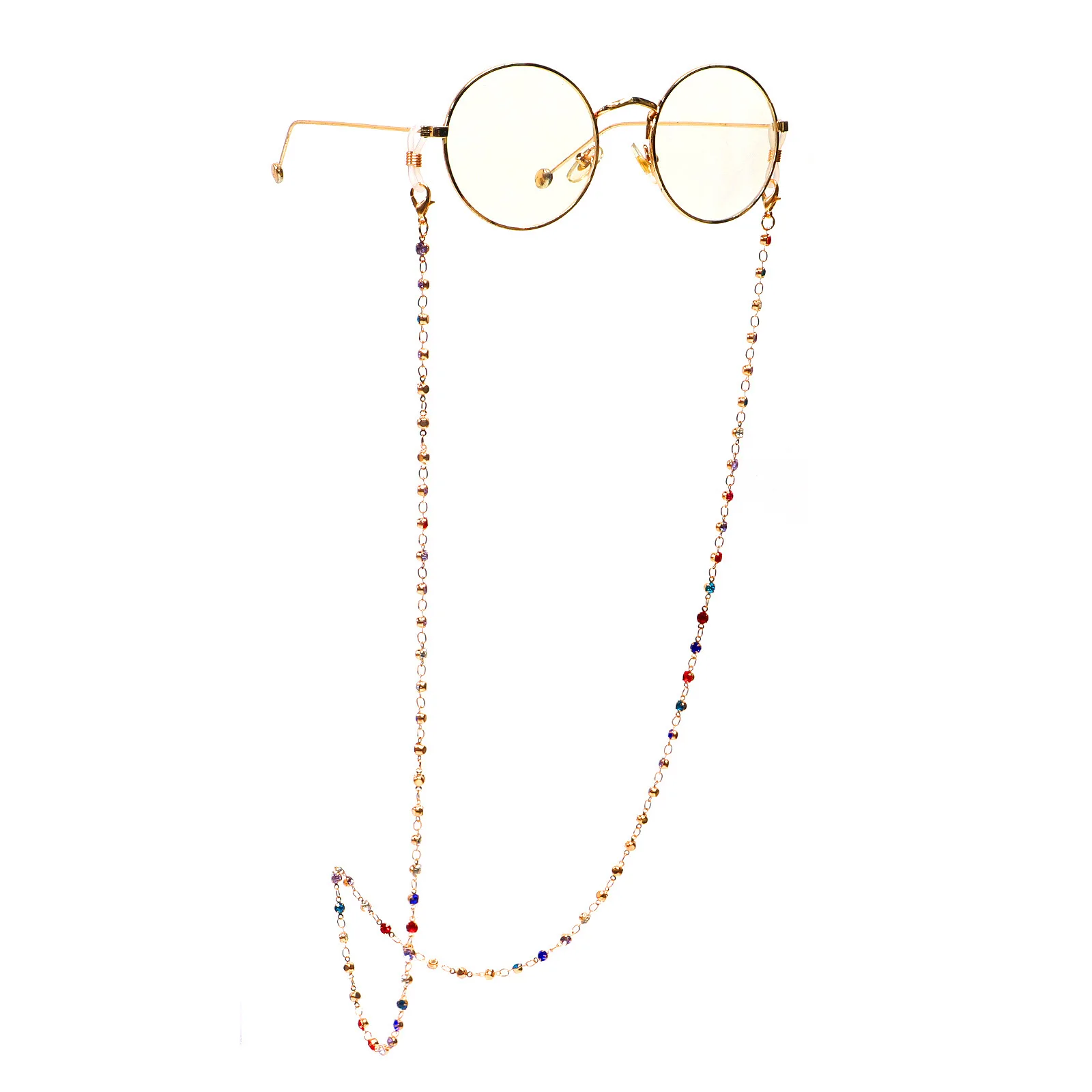 

high quality Beaded Chain for Mask Women Men Glasses Chains Lanyards Neck Strap Rope Reading Eyeglasses Cord Holder