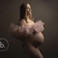 photo shoot stretch tulle floral crop top maternity short blouse pregnant boob tube for women photography prop baby shower gift