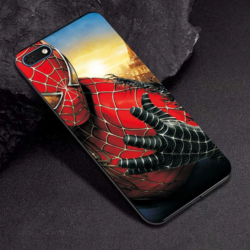 TPUBLK627 Чехол Marvel Hero для huawei Y5 Prime, мягкий черный ТПУ чехол для huawei Y5 Prime Y5 Y5 Lite Y6 Y7 Prime чехол - Цвет: TPUBLK627