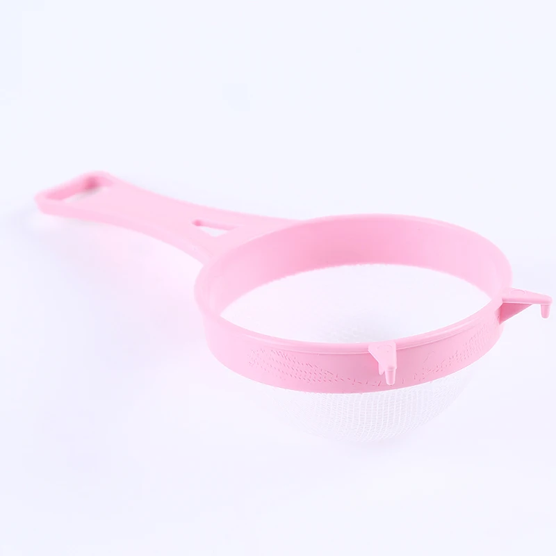 

Mesh Fried Food Strainer Sieve Food Filter Spoon Strainer Fishing Colander Plastic Handle Kitchen Cooking Accessories 4pcs/set