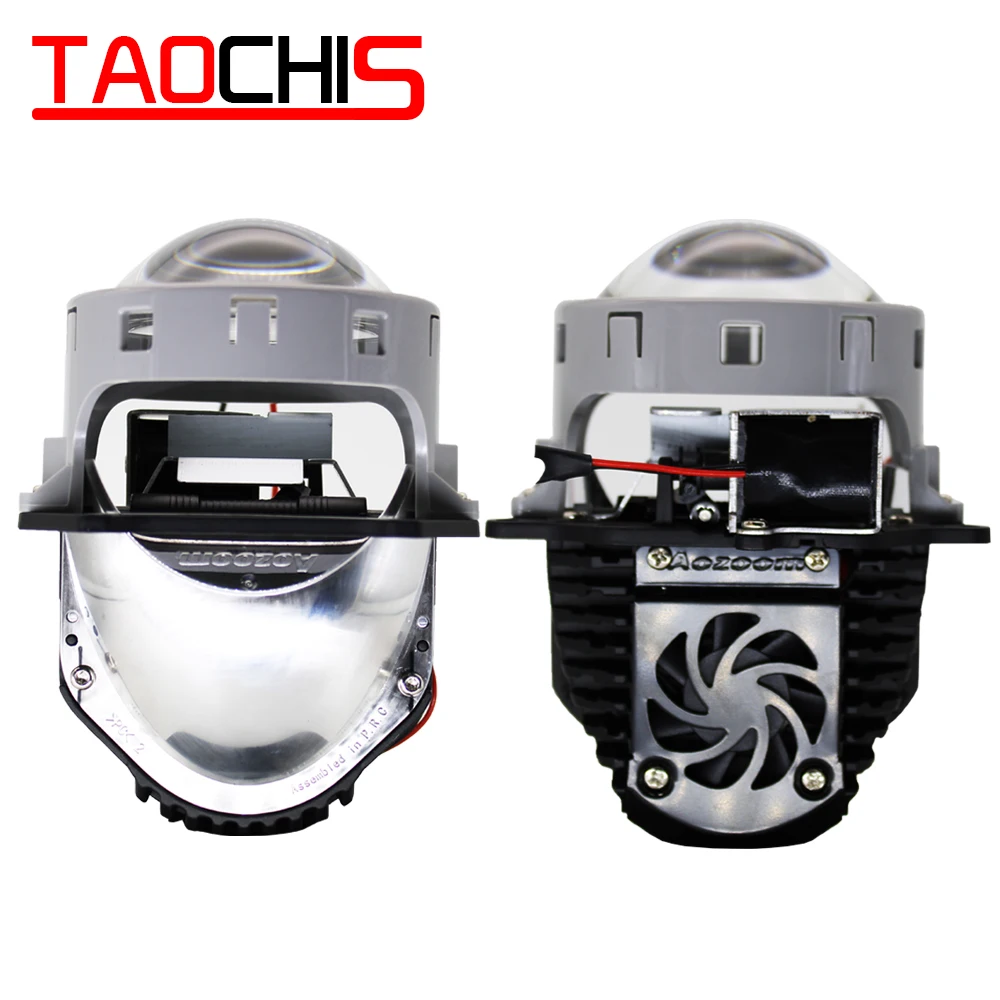 TAOCHIS Aozoom 3 0 дюймов 12 в 35 Вт Ближний Дальний свет 5500 к с охлаждающим вентилятором Bi