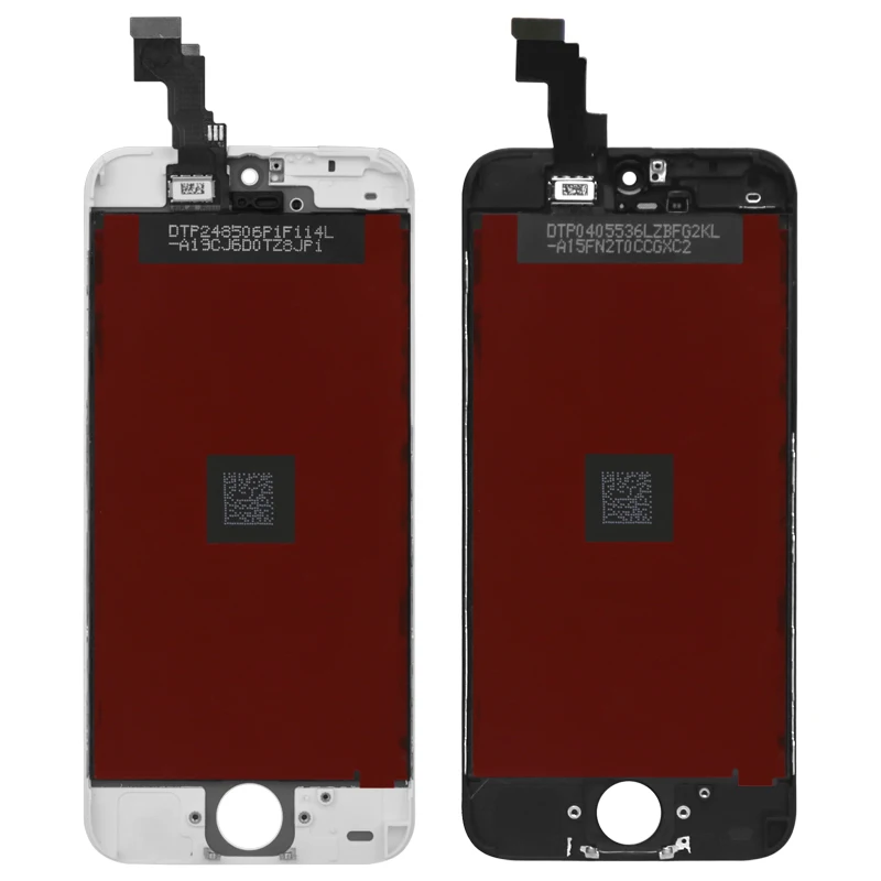 На русском AAA+++ ekran для iPhone 5 5S SE 5C ЖК-дисплей сенсорный дигитайзер полная сборка черный белый