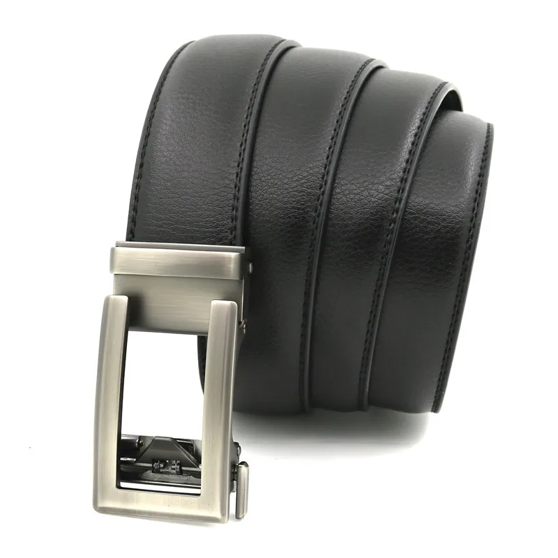 Мужской ремень из 100% натуральной коровьей кожи с автоматической пряжкой |