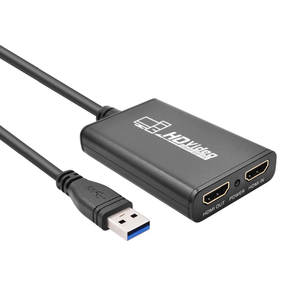 Карта видеозахвата HDMI совместимая с USB 3 0 1080P 60fps устройство для захвата видео в