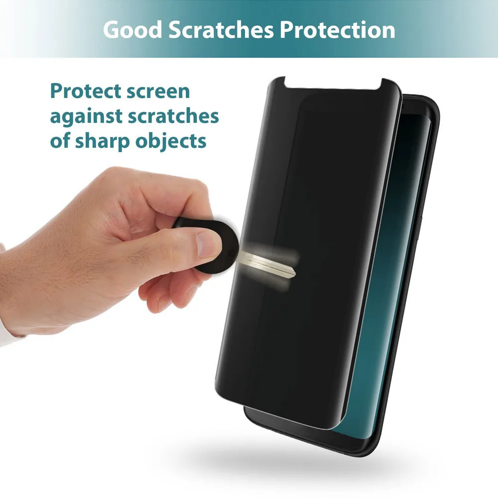 

For Samsung Galaxy S8 Plus Privacy Full Screen Protector Anti-Spy Tempered Glass