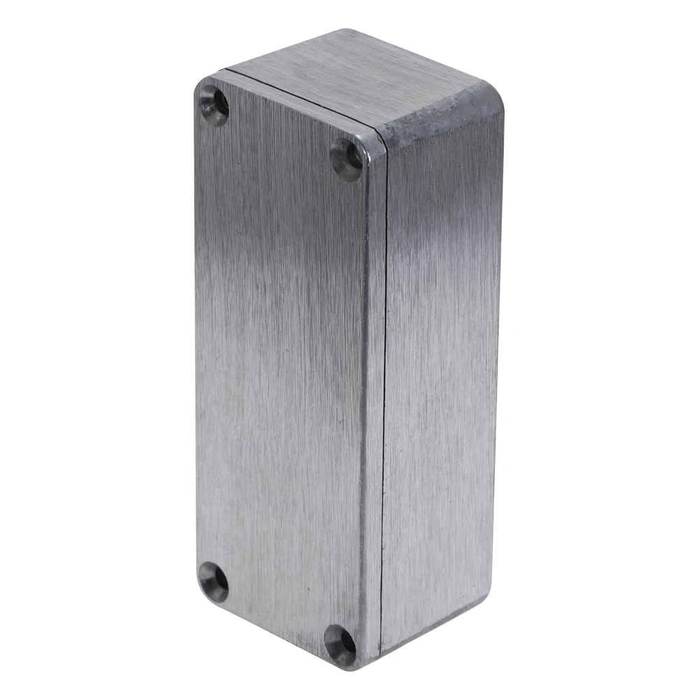 Серебряный алюминиевый корпус чехол электронный Diecast Stompbox Project Box 1590A 92 2*38*31 мм для