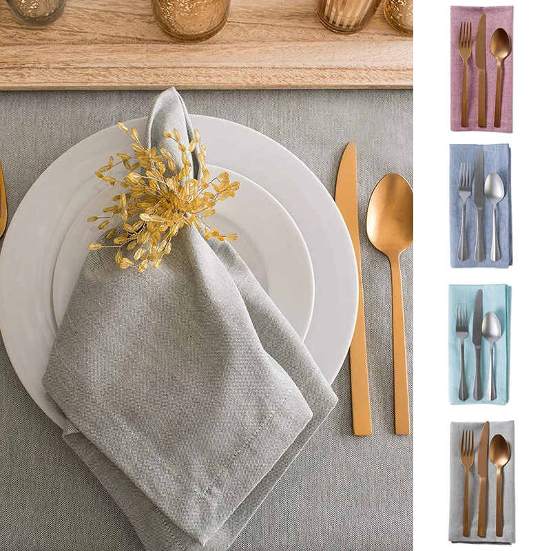 

Home Decor Tea Towel Napkins Napkin Cloth Dinner Cloth Table Linen Table Napkin Placemat Dish Cleaning Towels Absorbent