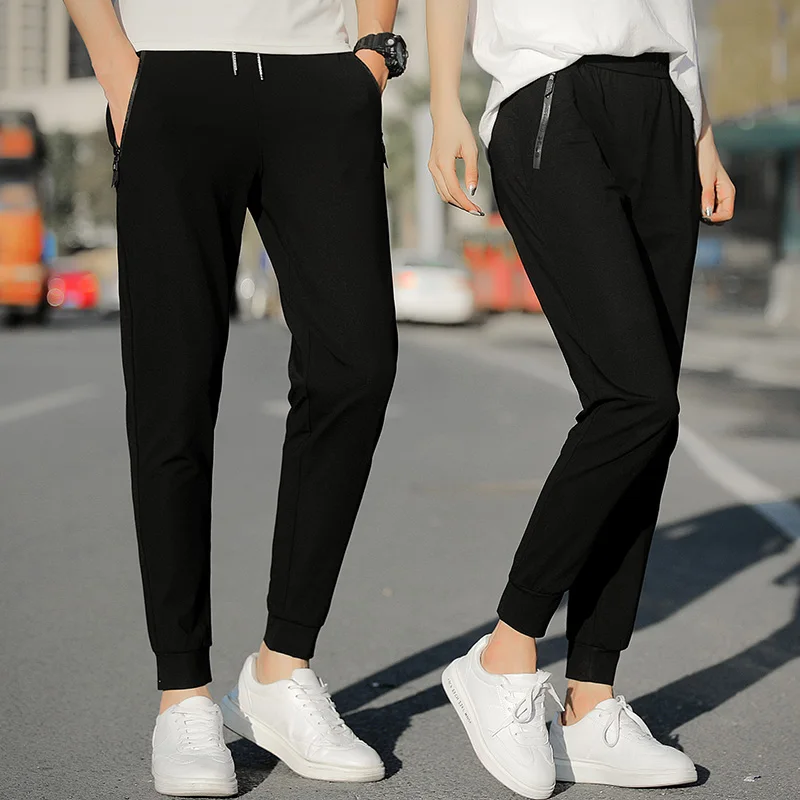 

New Sweatpants Men's women streetwear Pants Fashion Pencil Pants Men Full Length Drawstring Trousers For unisex Casual Pants