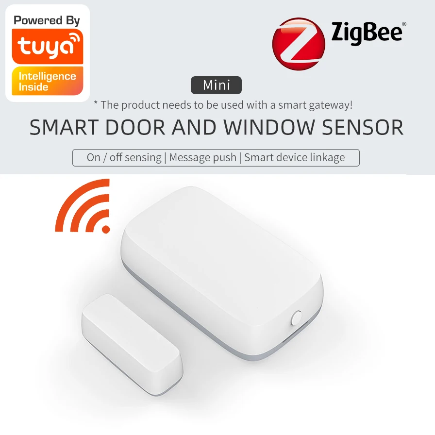 Мини датчик ZigBee для окон и дверей комплект умного дома система сигнализации