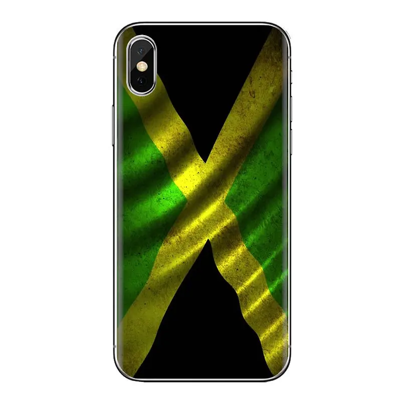 Ретро Национальный флаг Ямайки баннера для samsung Galaxy S2 S3 S4 S5 мини S6 S7 край S8 S9 Plus Note 2