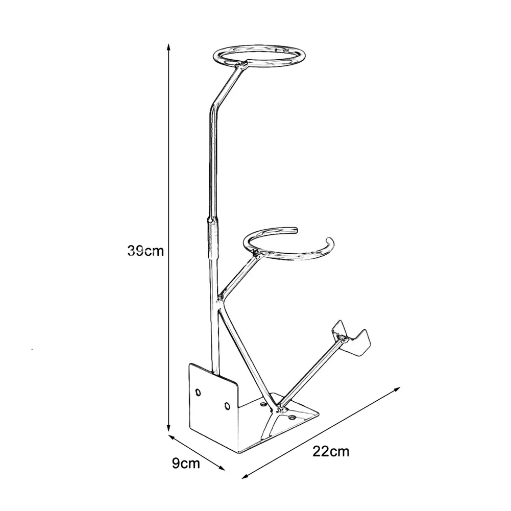 Самотеком Краски пистолет распылитель держатель стенд с фильтром для стены или