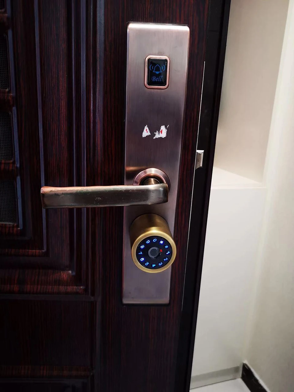 TTlock Wi-Fi приложение Bluetooth дверные замки отпечатков пальцев IC карты цифровой Смарт ручка блокировки