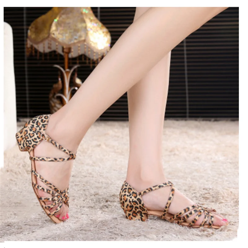 Детские туфли для латиноамериканских танцев Обувь бальных танго танцевальная