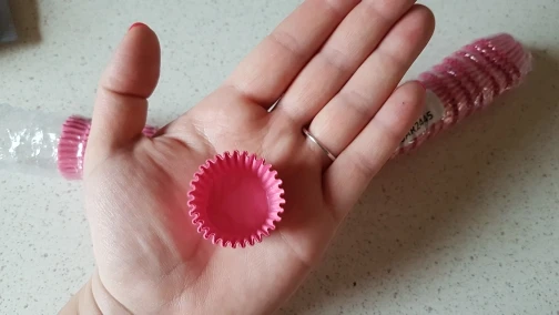 

500Pcs Mini size 2.5cm Chocalate Paper Liners Baking Muffin Cake Cupcake Cases Solid Color