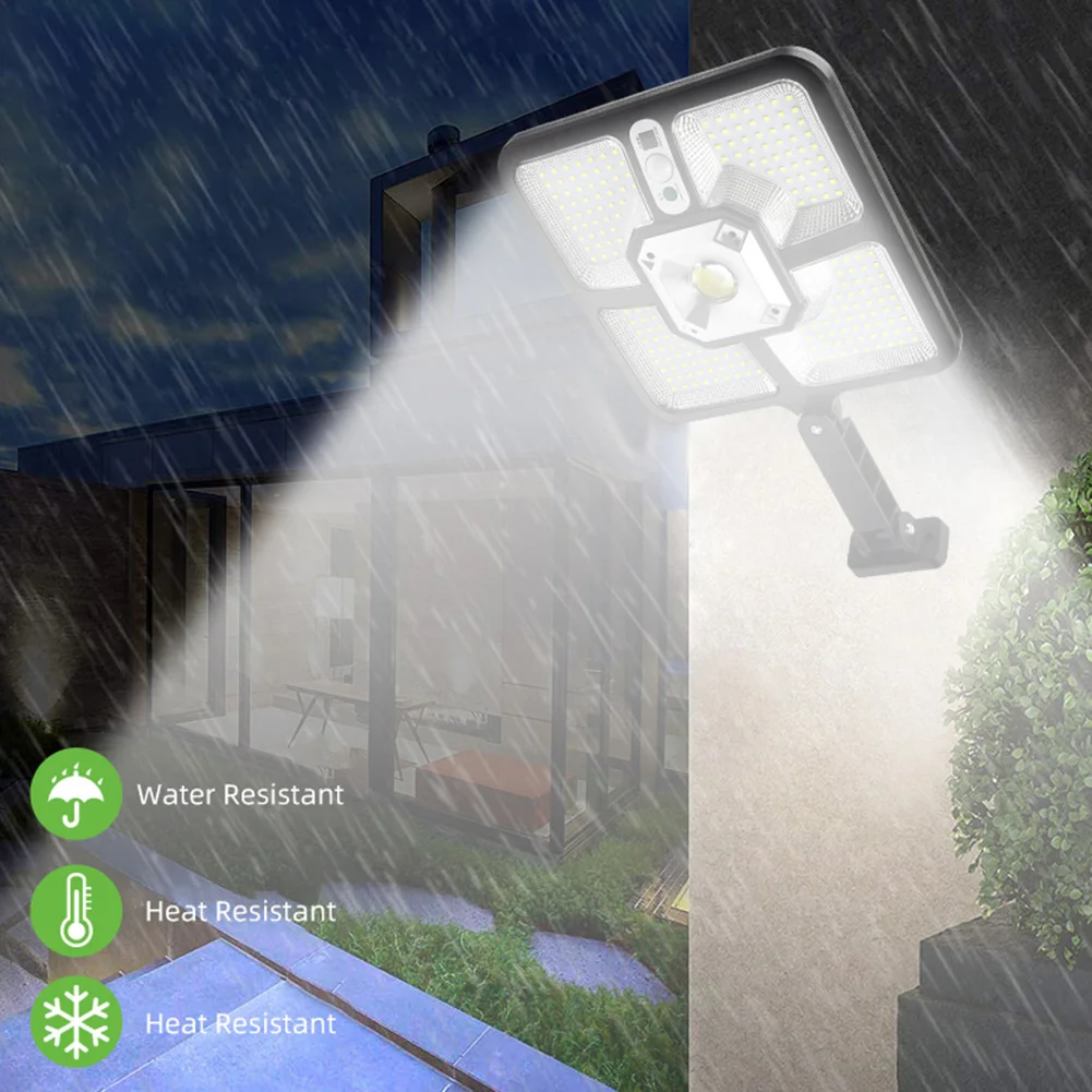220 LED Solar Light Motion Sensor Sunlight Outdoor IP65 Waterproof Wall Emergency Street Safety Lamp for Garden Yard Decoration | Лампы и