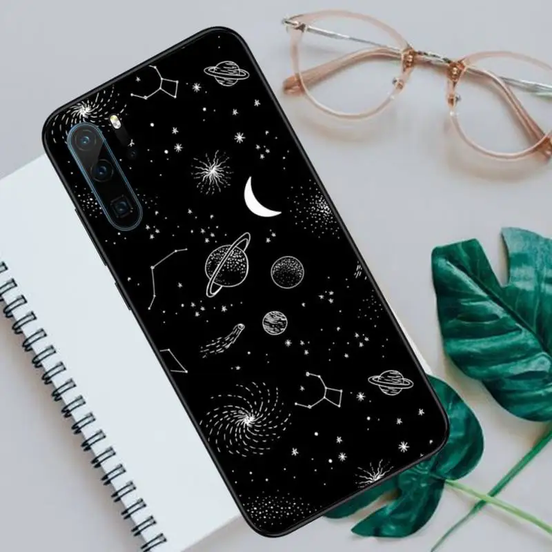 

Space Moon astronaut Phone Case For Huawei honor Mate P 10 20 30 40 Pro 10i 9 10 20 8 x Lite Luxury brand shell funda coque