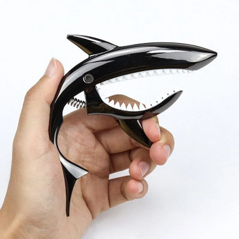 shark gitarre capo zink legierung universal quick change clamp für akustische klassische elektrische guitarra musical instrument zubehör fre
