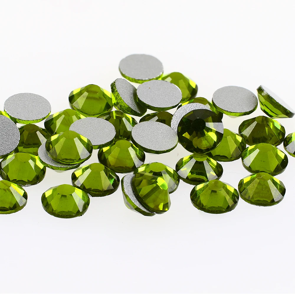 SS10 блестящие стразы s Crystal AB не Горячая фиксация FlatBack красочное шитье стразами