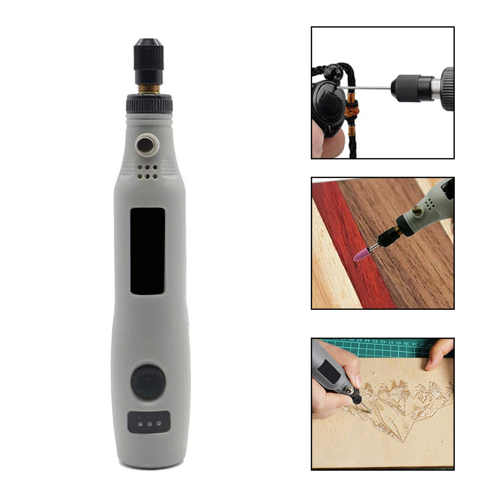 

Cordless Mini Electric Drill 6Variable Speed Dremel Engraver Rotary Tool Polishing Machine Engraving Pen With Accessories