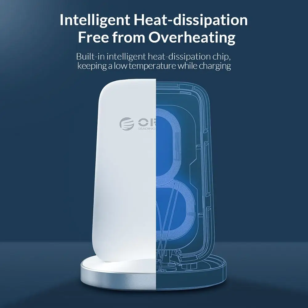 Беспроводная зарядная док станция ORICO Qi Беспроводное зарядное устройство для iPhone