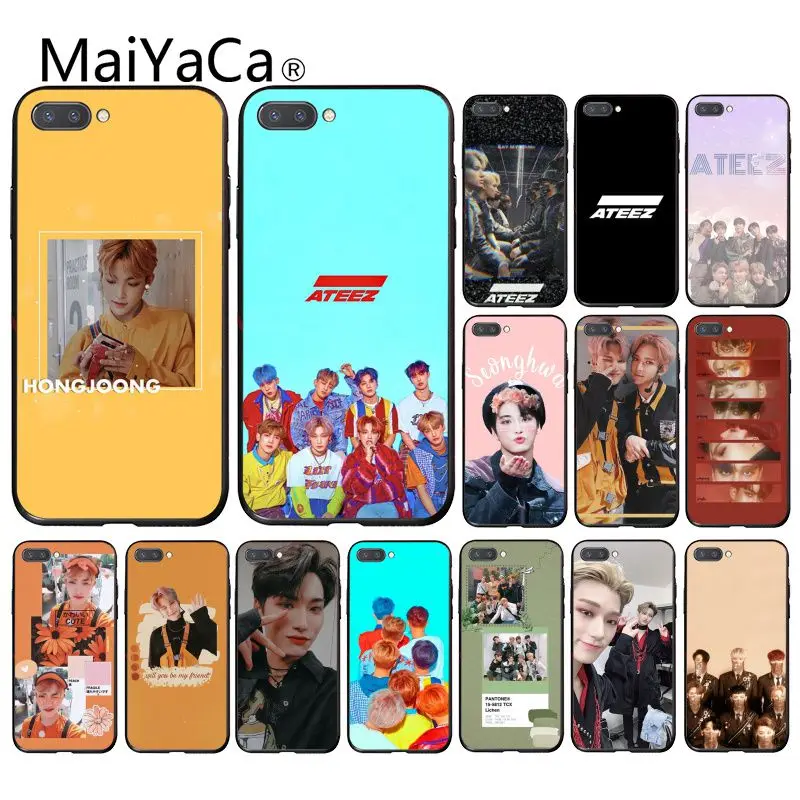 Maiyaca ATEEZ HongJoong SeongHWA чехол для телефона Huawei Honor 8X 9 10 20 Lite 7A Pro 7C 10i 9X Play 8C|Бамперы| |