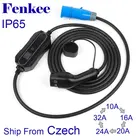 Зарядное устройство J1772, тип 1, IEC62196, тип 2, EVSE, EV, портативное, 32 А, зарядное устройство для электромобиля