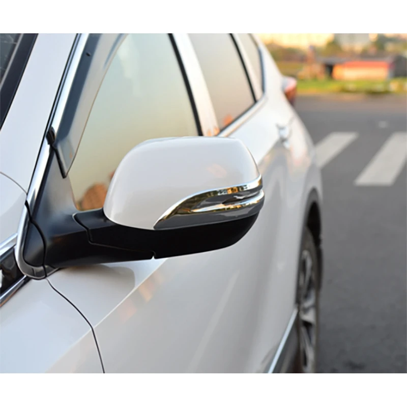 Car Chrome Rear View Side Door Mirror Cover For HONDA CR-V CRV 2017-2020 | Спорт и развлечения