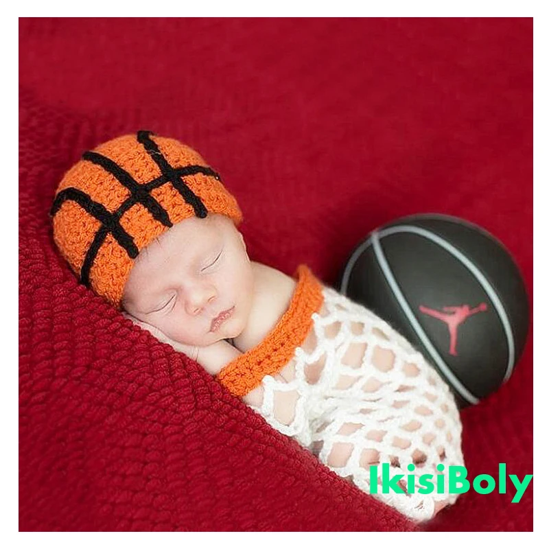 

Newborn Photography Props for Boy Baby Photo Shoot Outfits Boxing Custume Accessories Bebe 0-3M Handmade New Costume