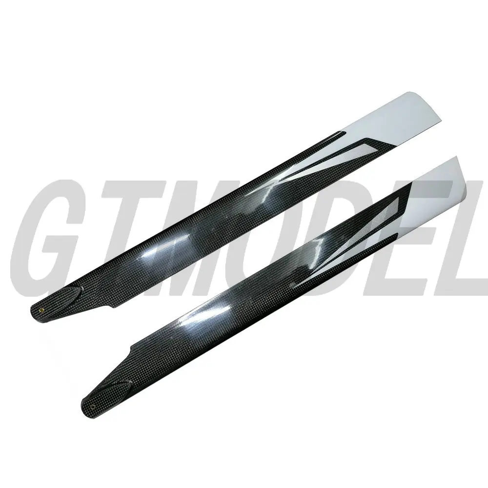 1 Pair Thunder Tiger 710mm  Carbon Fiber Main Rotor Blade  For T-rex 700 Gaui KDS Agile Alzrc SAB XLPower700 RC Helicopter