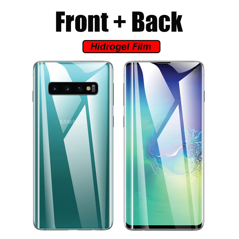 Гидрогелевая пленка для Samsung Galaxy S10 S9 S8 Plus защитная экрана S20 Ultra S 10 9 8Note 8 стекло